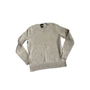 Pendleton Pullover Crew Neck Washable 100% Shetland Wool Sweater Women's Tan XL